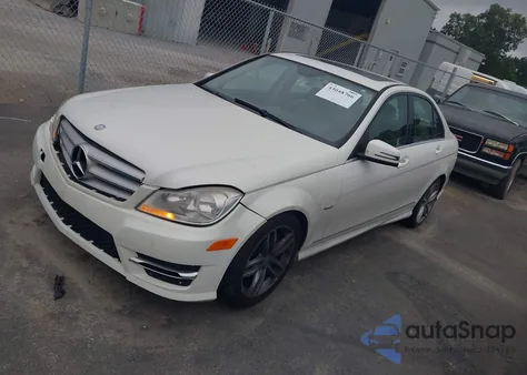 2012 Mercedes-Benz C 250 Sport from USA, damaged, VIN WDDGF4HB6CA628109